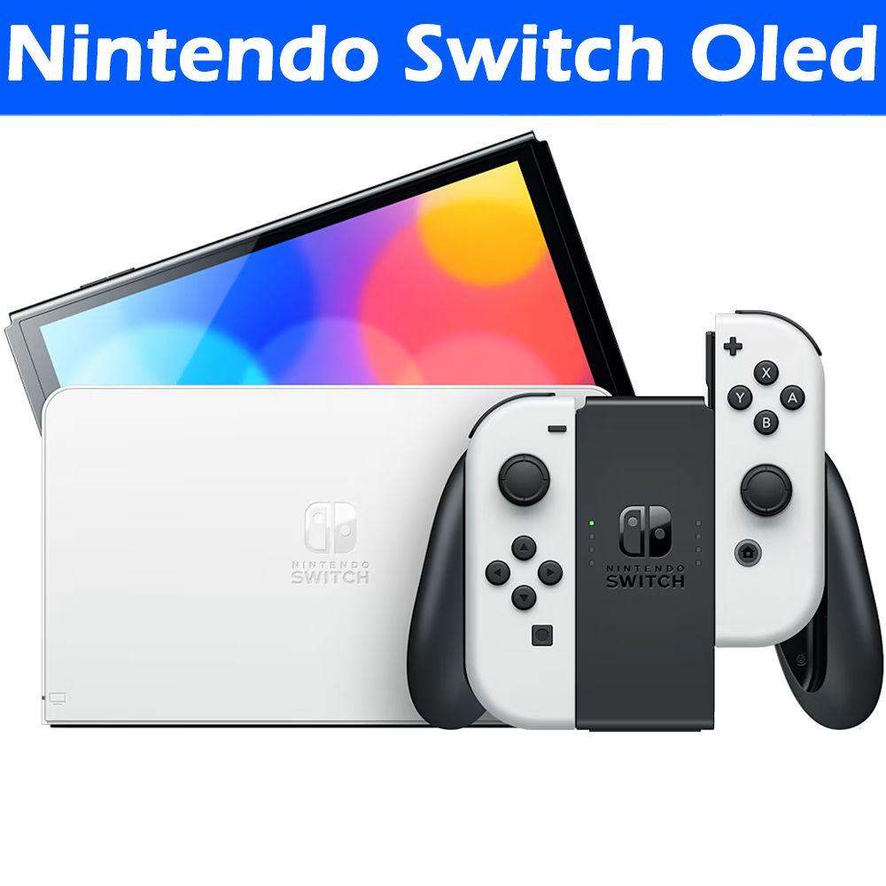 Игровая приставка Nintendo Switch OLED 64 ГБ, White, Белый