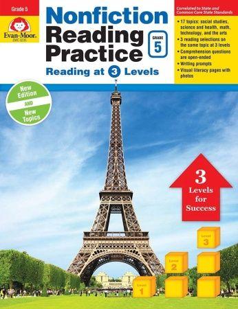 Nonfiction Reading Practice, Grade 5 - Teacher Reproducibles