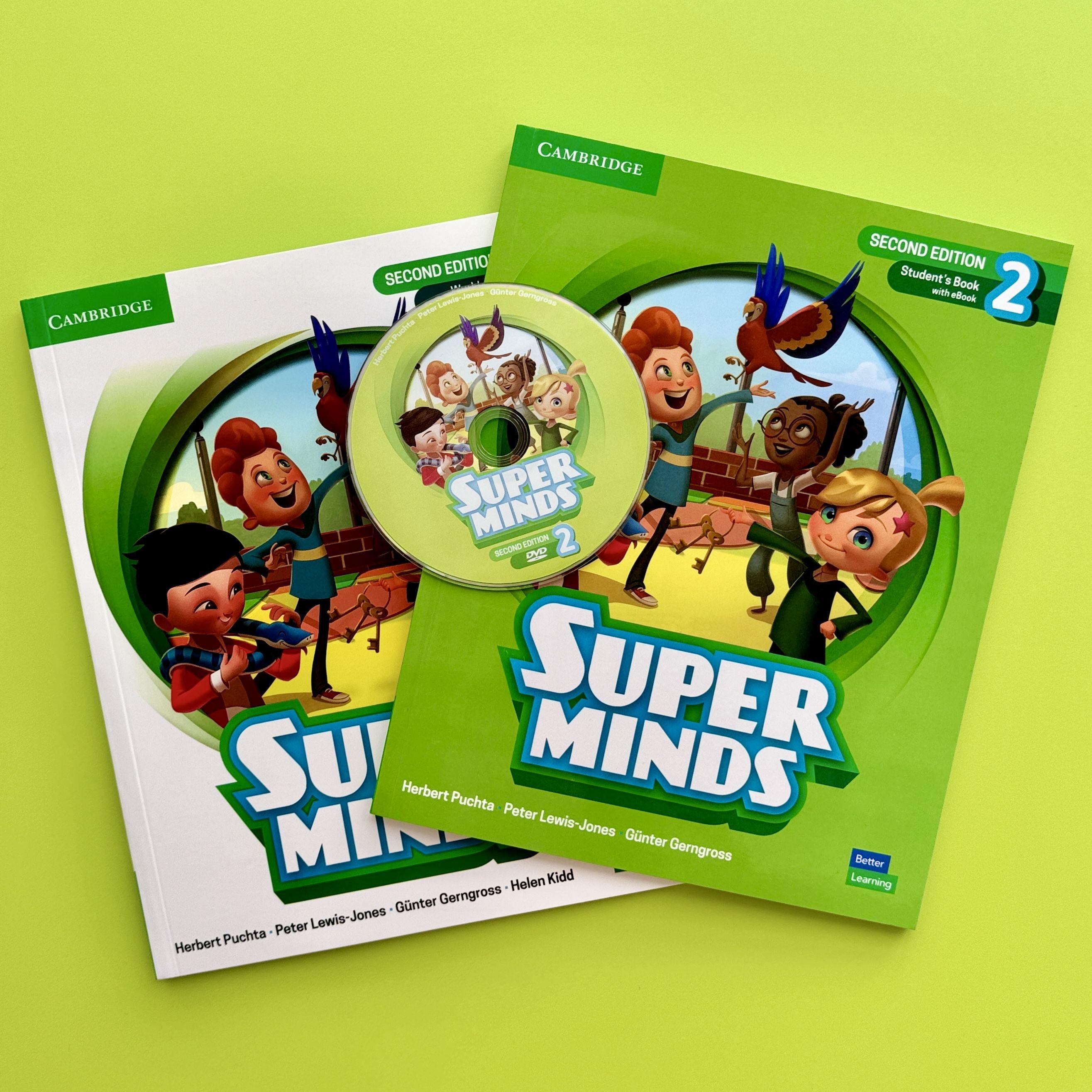 Super Minds 2 Second Edition Учебник + Рабочая Тетрадь + CD/DVD