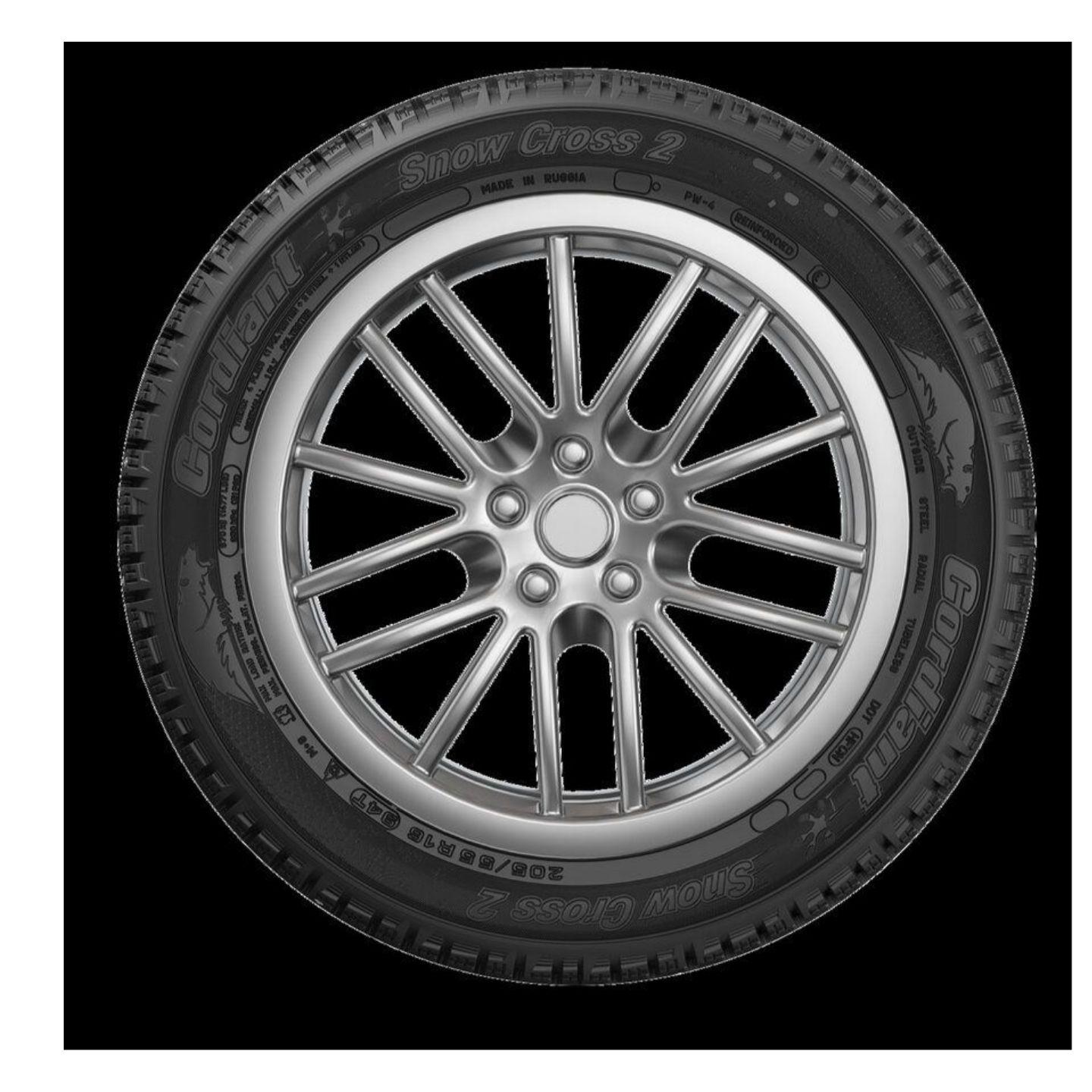 Cordiant R16 215/55 CORDIANT SNOW CROSS 2 97T Шины  зимние 215/55  R16 97T Шипованные