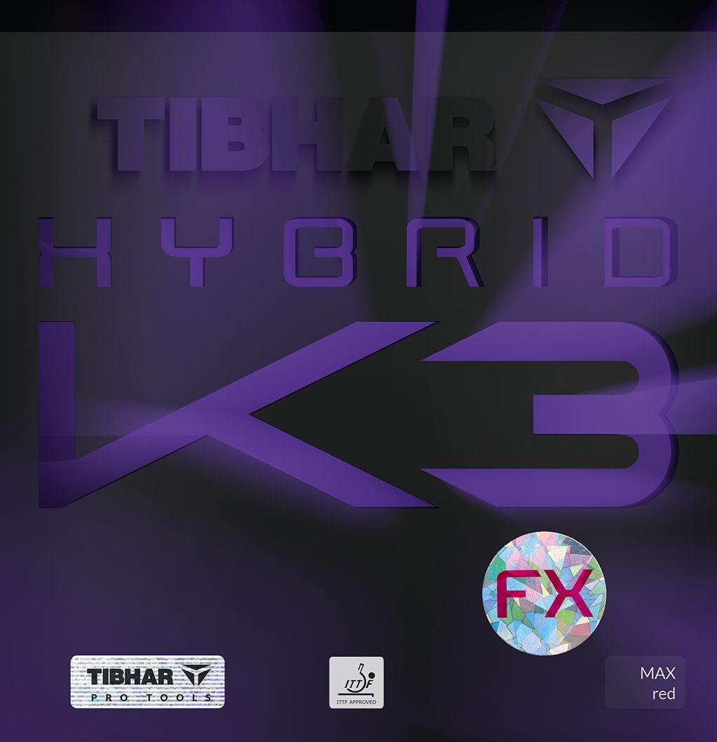 Накладка для ракетки Tibhar Hybrid K3 FX max red