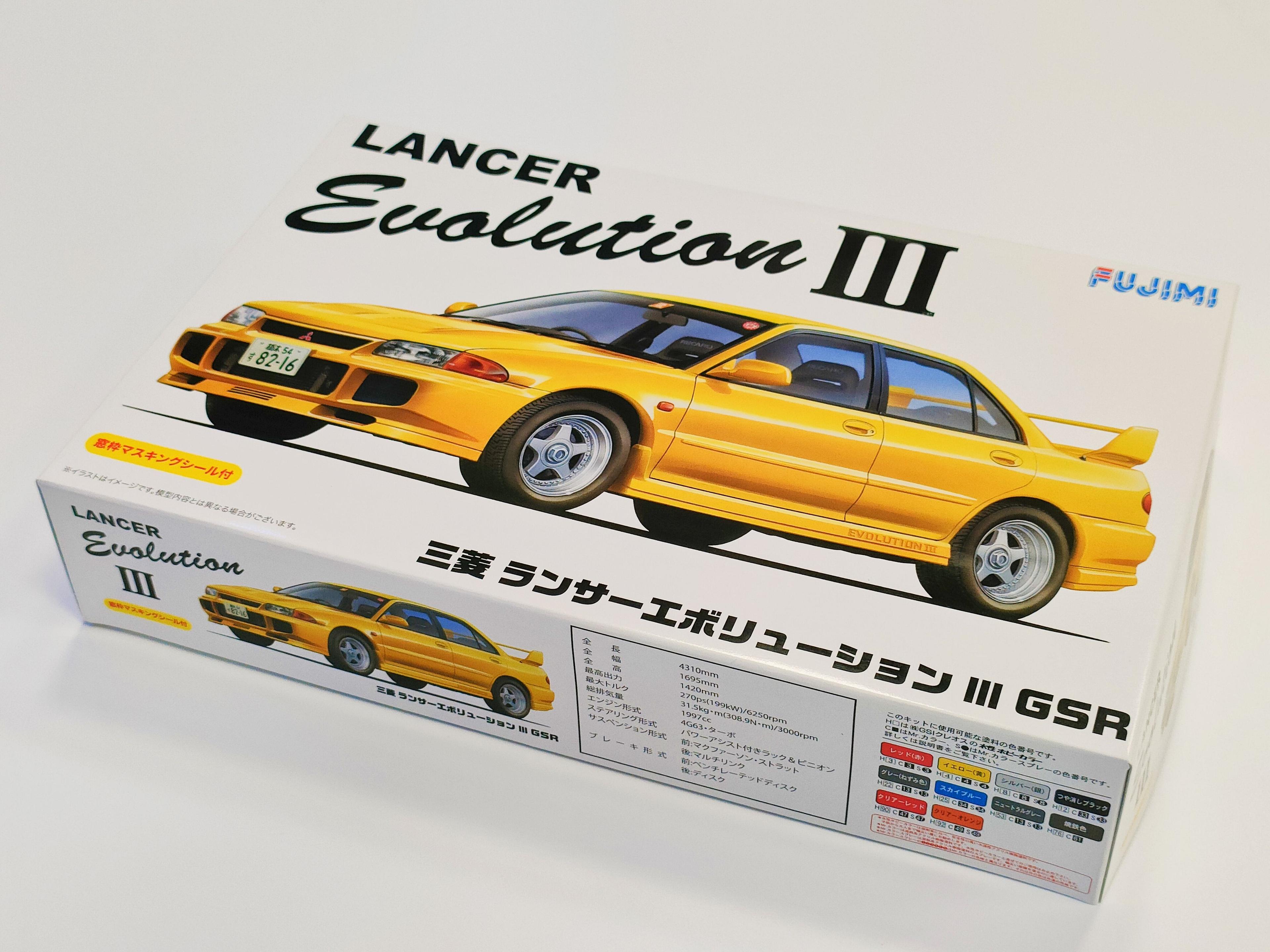 Fujimi Model (FUJIMI) | Mitsubishi Lancer Evolution III GSR Сборная модель Fujimi FU03917 1/24