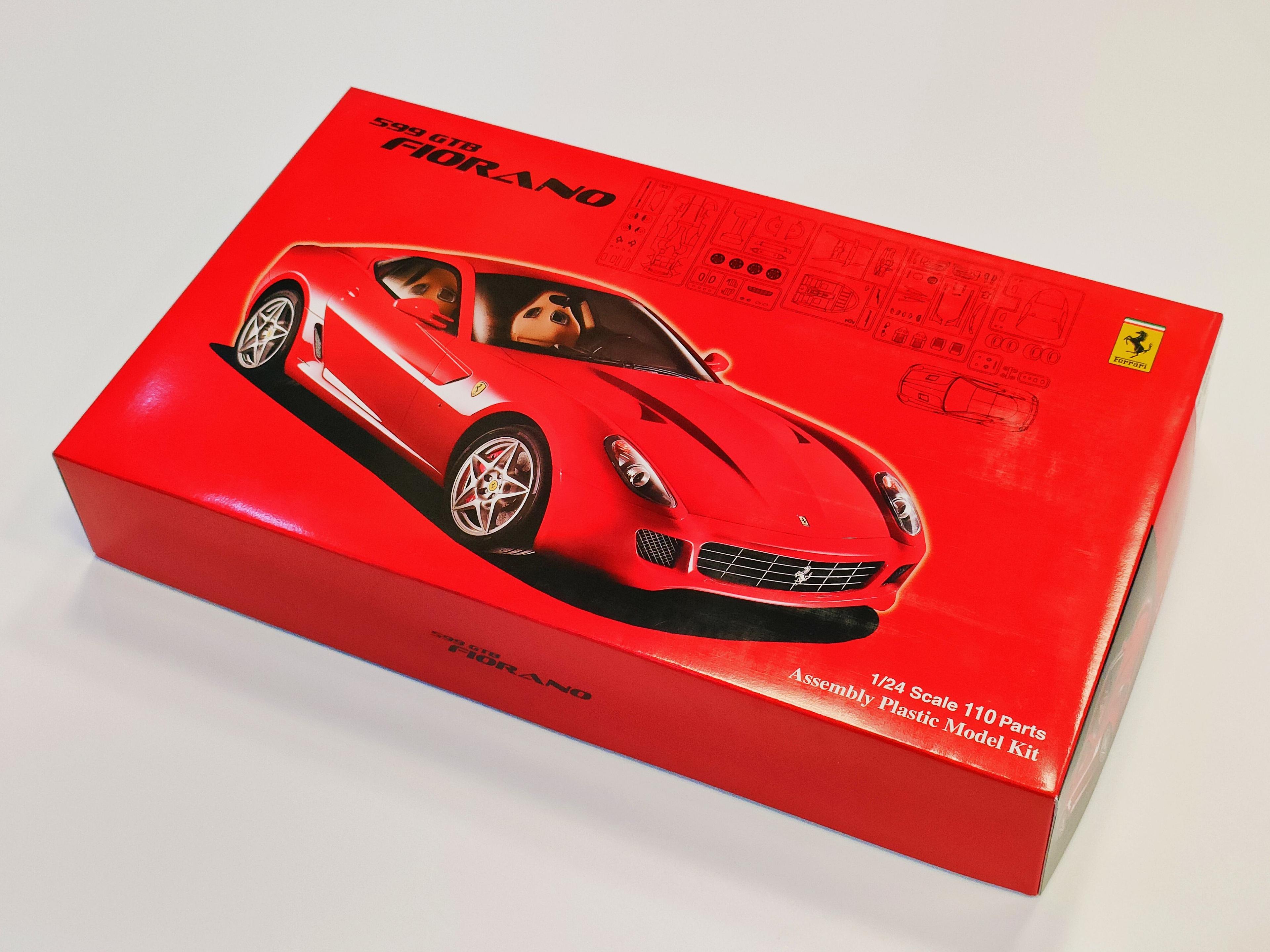 Ferrari 599 GTB Fiorano Сборная модель Fujimi FU12277 1/24