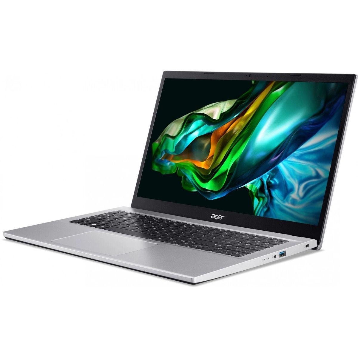 Acer Aspire A315-44P-R8B9 Ноутбук 15.6", AMD Ryzen 7 5700U, RAM 16 ГБ, SSD 512 ГБ, AMD Radeon Graphics, Windows Home, серебристый, серый металлик, Английская раскладка