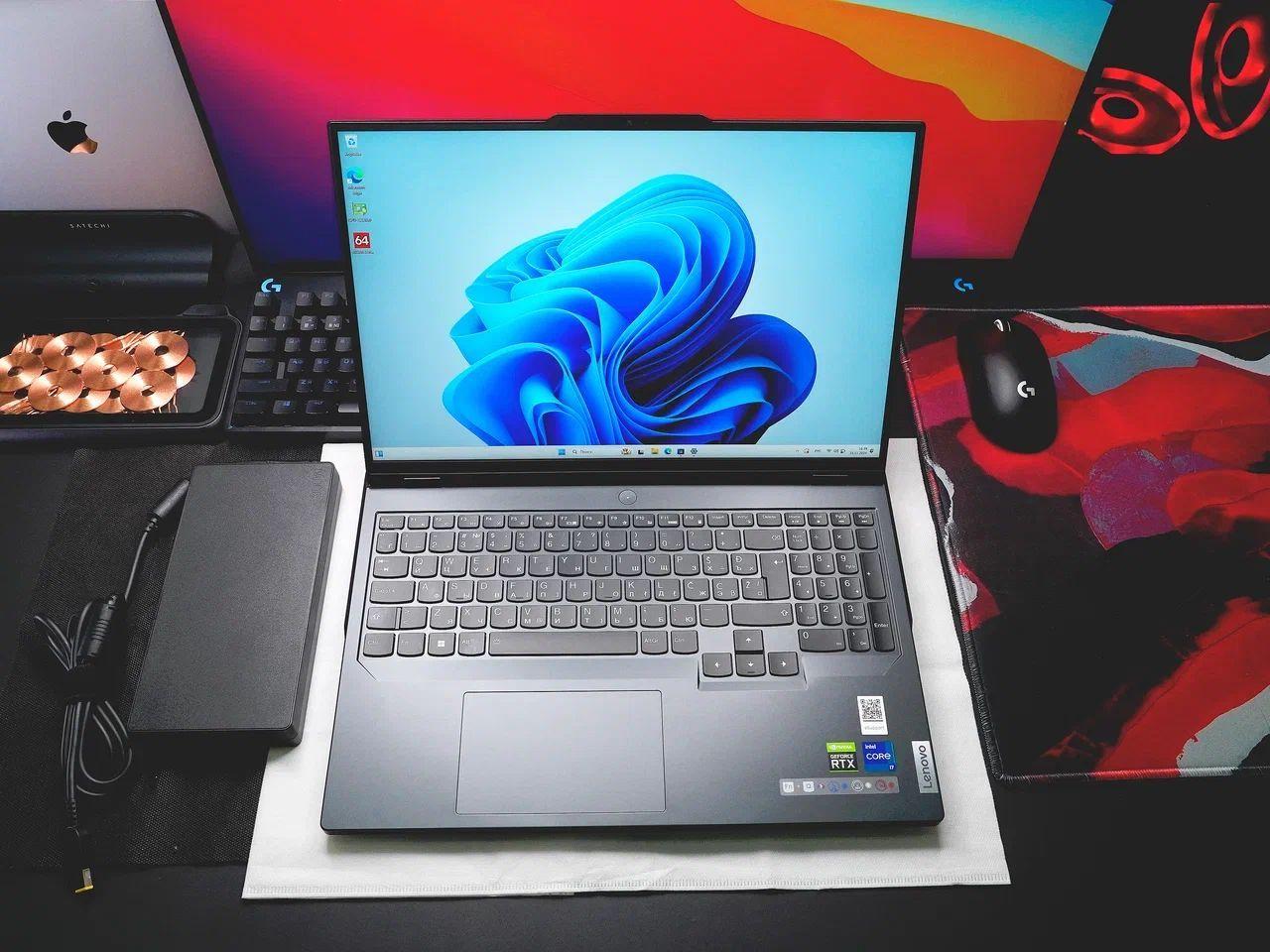 Lenovo Lenovo Legion 5 Pro 16IRX8 Игровой ноутбук 16", Intel Core i7-13700HX, RAM 16 ГБ, SSD, NVIDIA GeForce RTX 4060 (8 Гб), Windows Home, серый, Русская раскладка