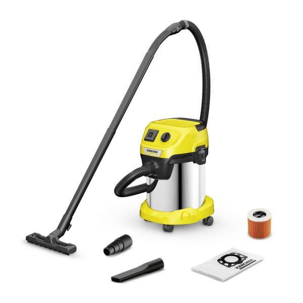 Пылесос KARCHER WD 3 P S V-17/4/20 (1.628-190.0), 1000Вт, пылесборник 17л, для сухой и влажной уборки