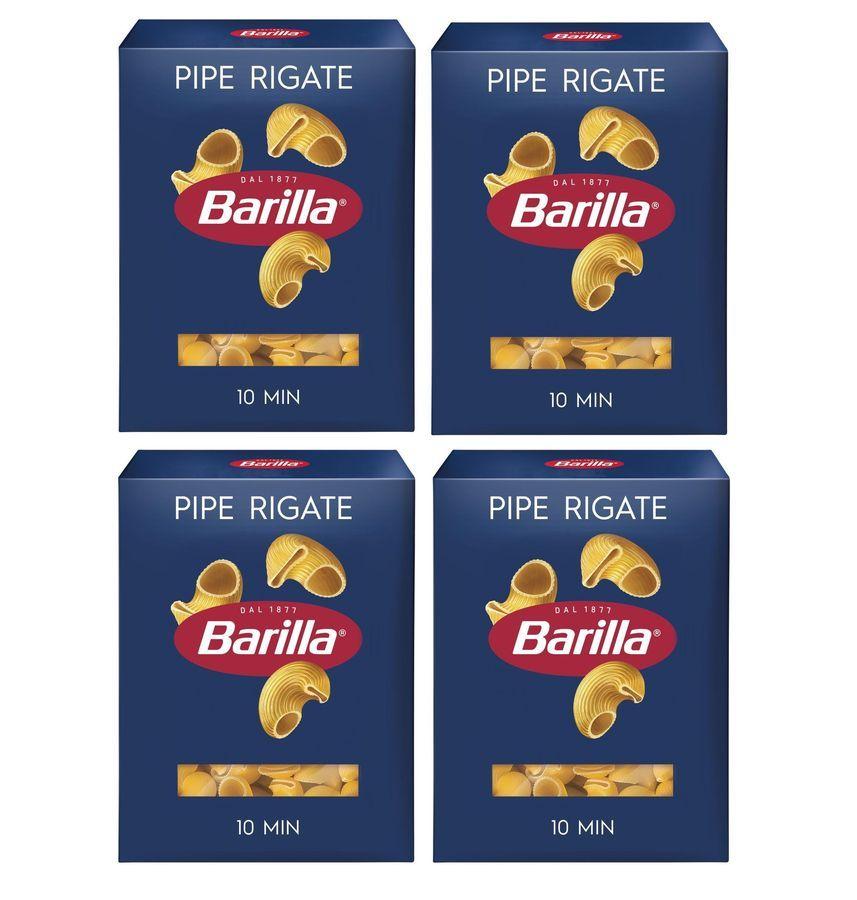 Макаронные изделия Barilla Pipe Rigate|Пипе Ригате №91, 450 г х 4 шт