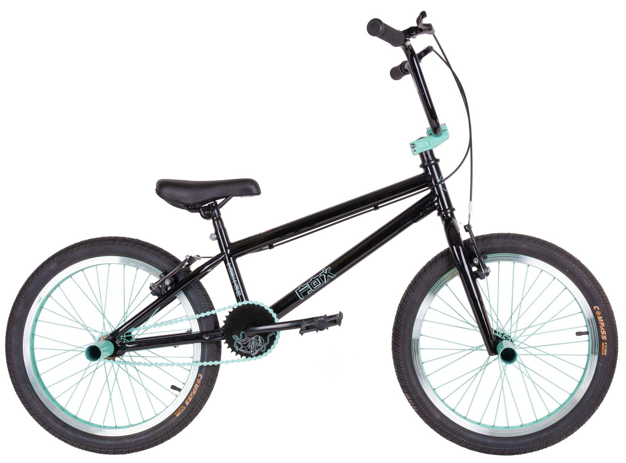 Tech Team Велосипед BMX, 20" TechTeam Fox черно-бирюзовый