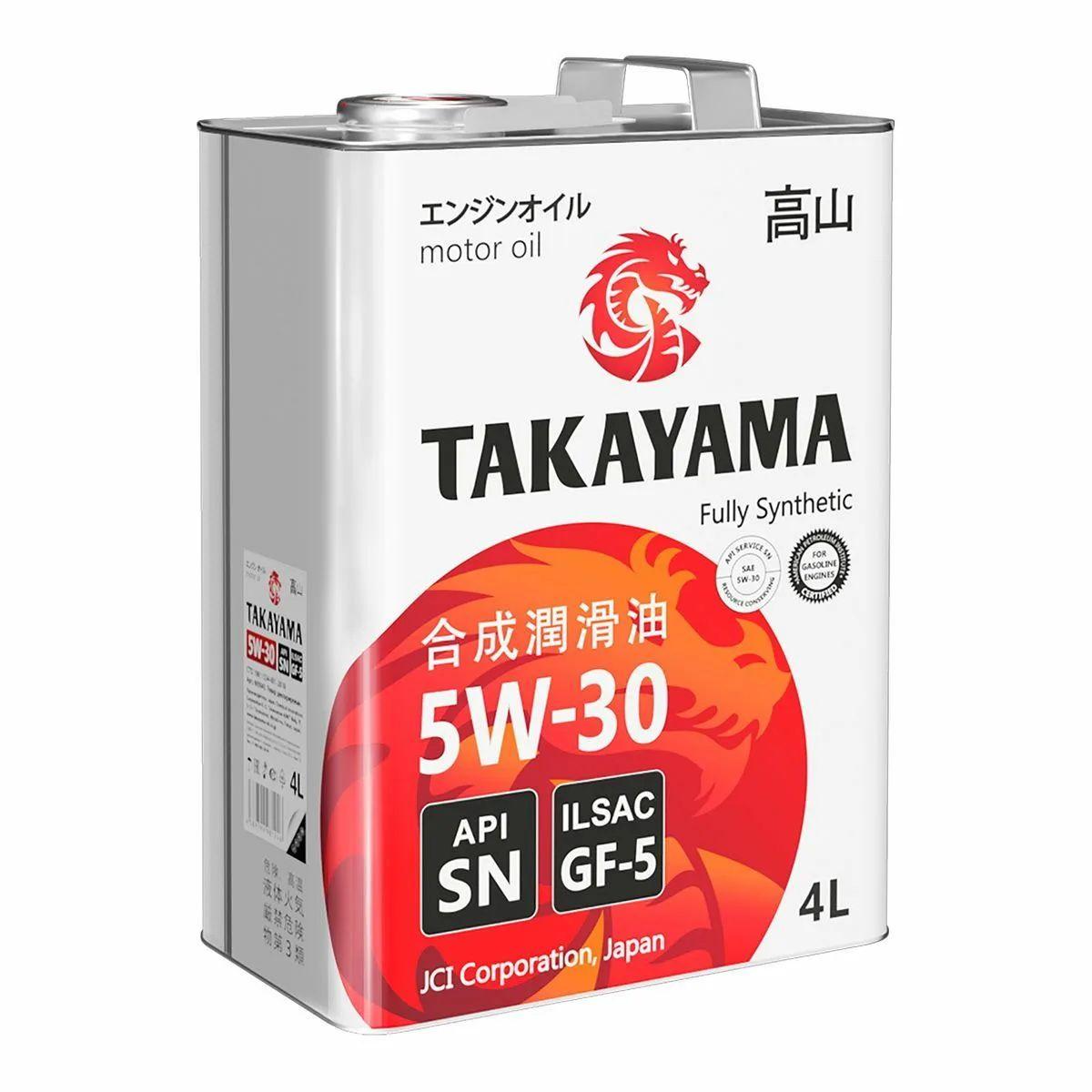 TAKAYAMA takayama 5W-30 Масло моторное, Синтетическое, 4 л