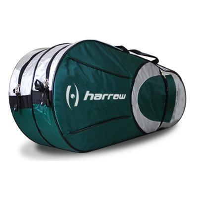 Harrow | Сумка для сквоша 6 Racquet Bag, with Shoulder Straps, Forest Green/Silver