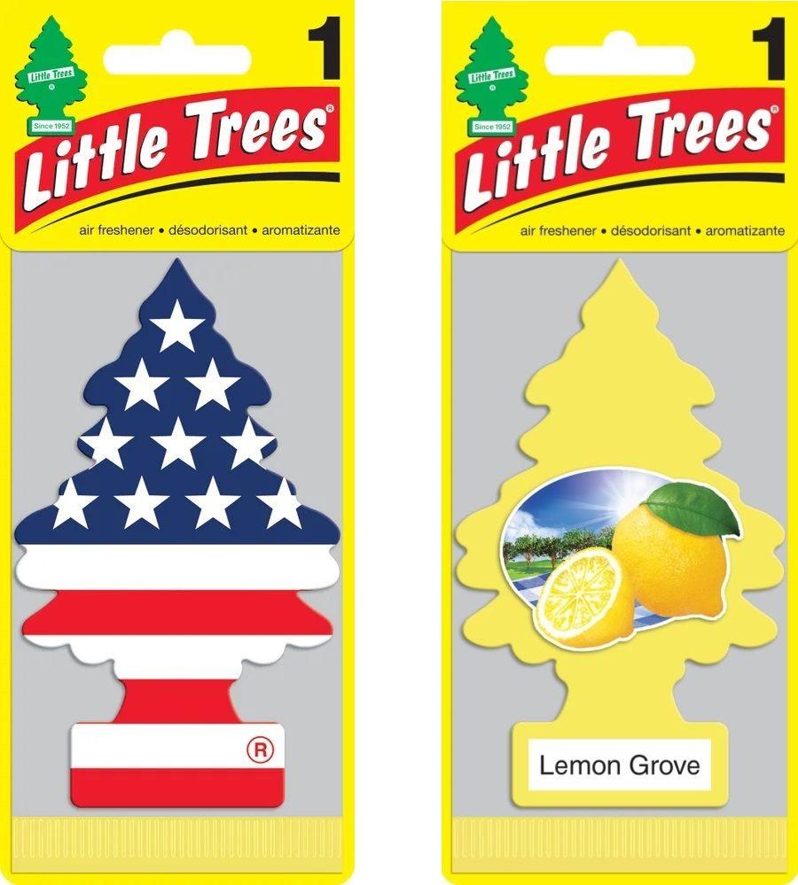 Astela Mebel | Освежитель воздуха "USA" ваниль + Лимон в подарок Car-Freshner Little Trees