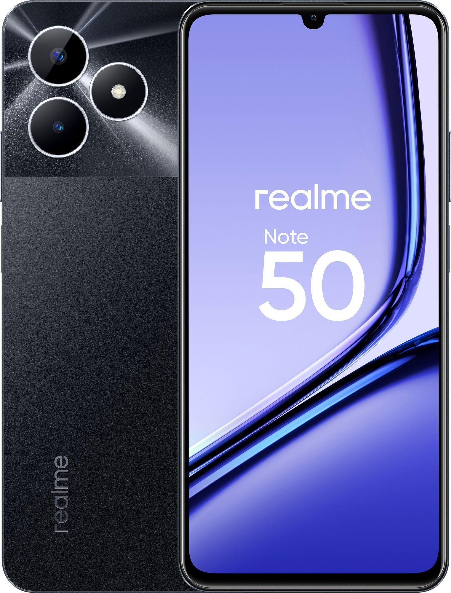 realme Смартфон Note 50 3/64Gb Black 3/64 ГБ, черный