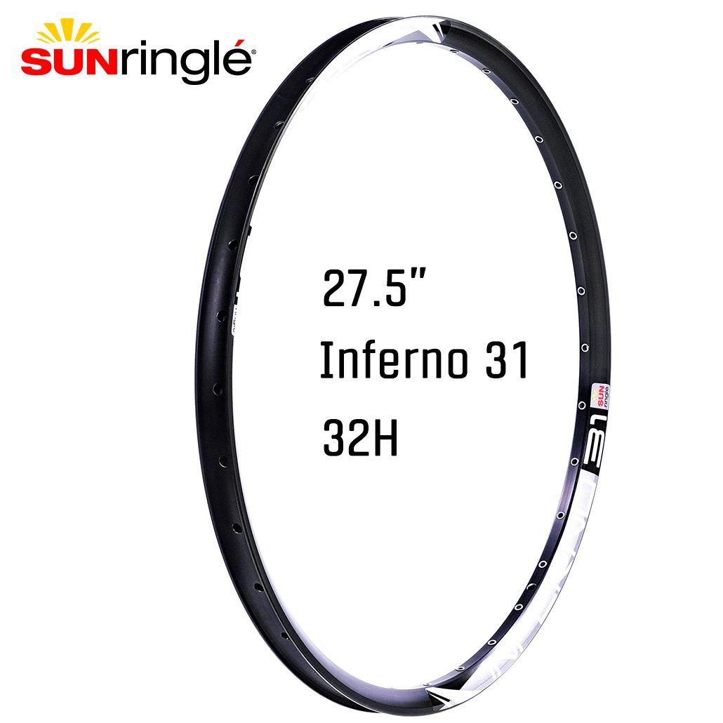 Обод для велосипеда 27,5" 32h SunRingle Inferno 31 Pre Ano Sleeved W/E Black