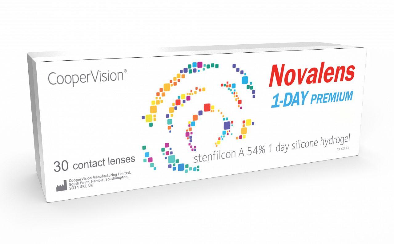 ОДНОДНЕВНЫЕ контактные линзы Cooper Vision - Novalens 1day Premium / -4.75 / 14.2 / 8.4., 30шт