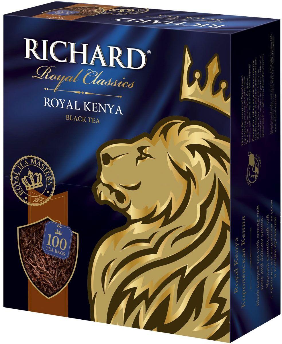 Чай в пакетиках Richard Royal Kenya, 100 шт