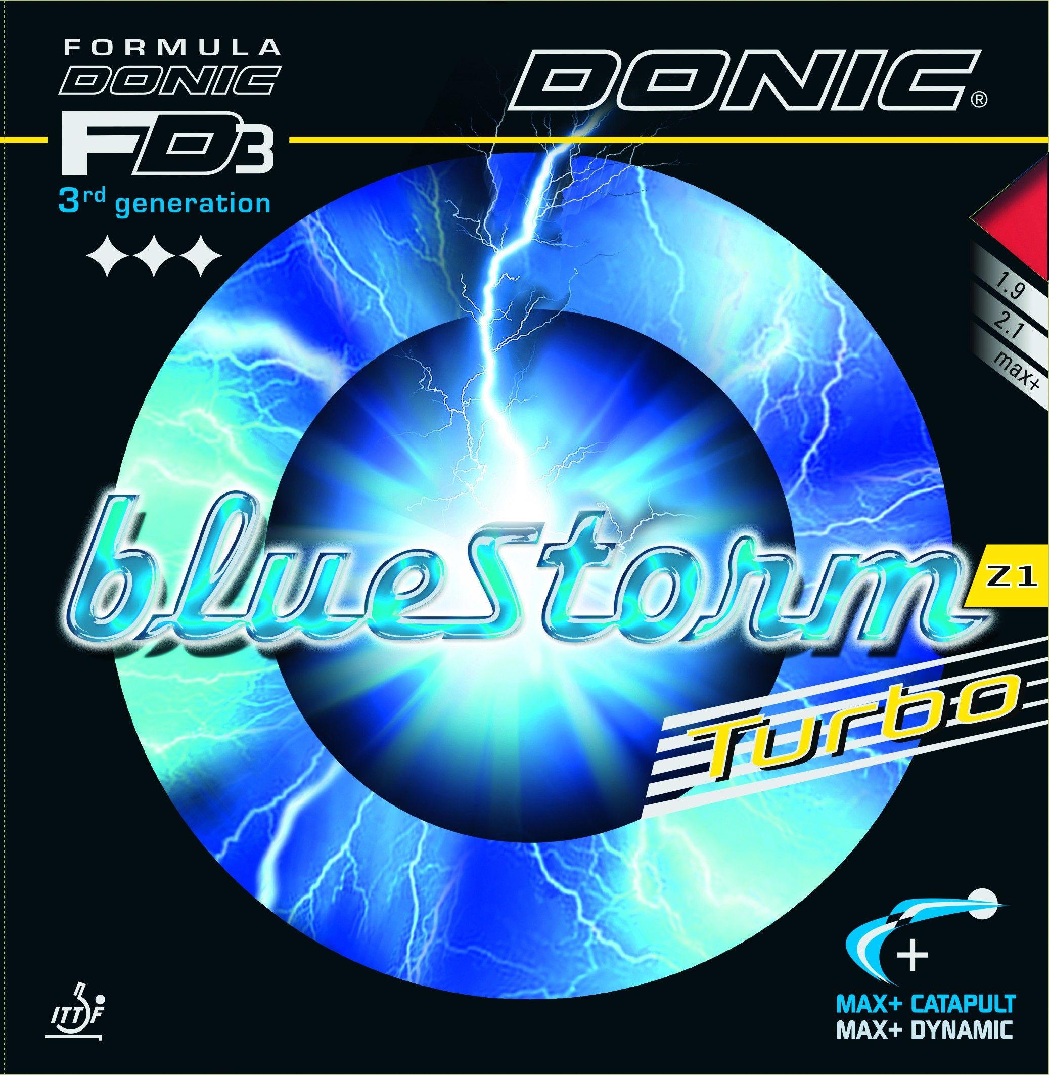 Накладка для ракетки Donic Bluestorm Z1 Turbo max blue