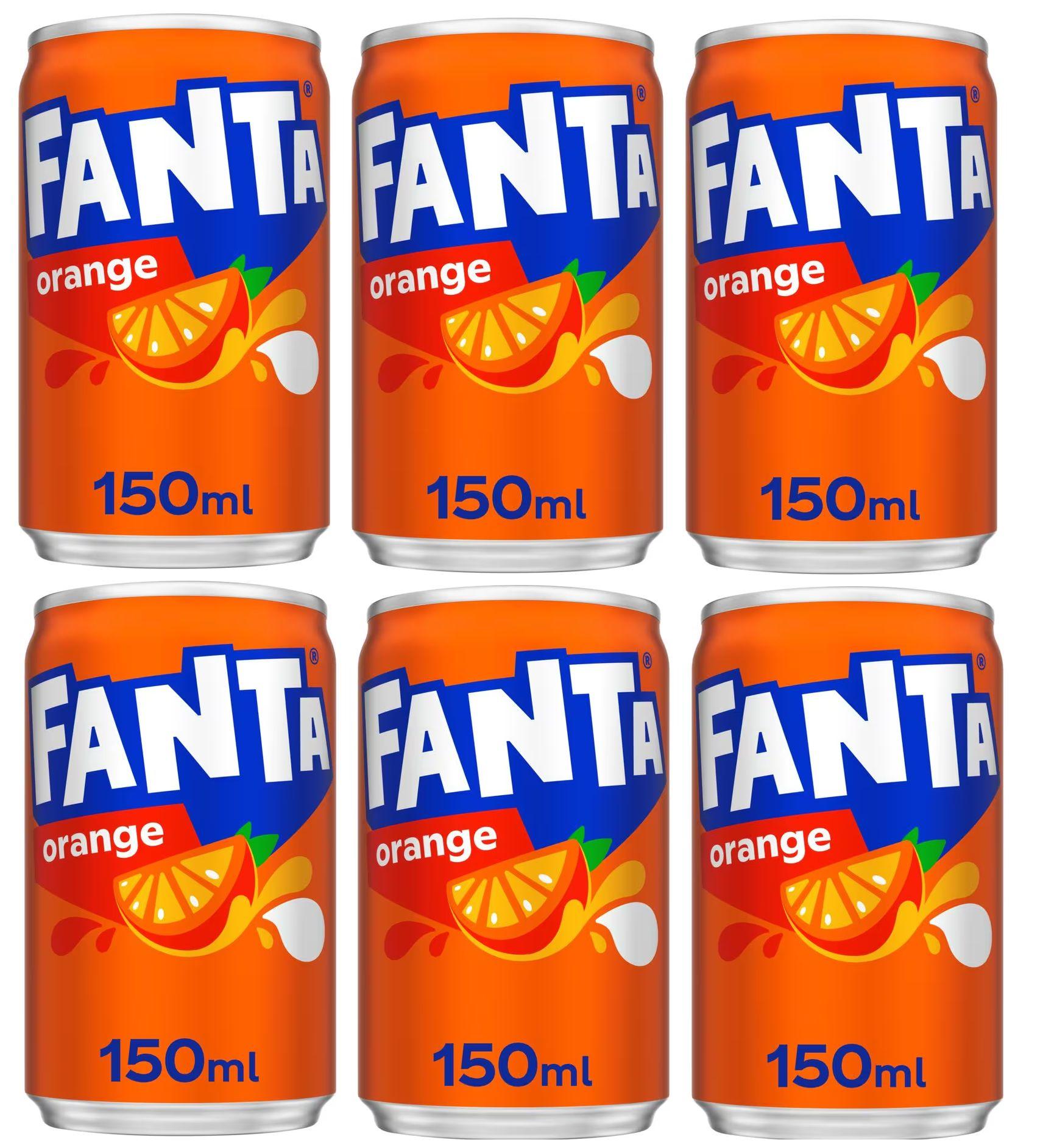 Газированный напиток Fanta, 6 шт х 150 мл, Ирак