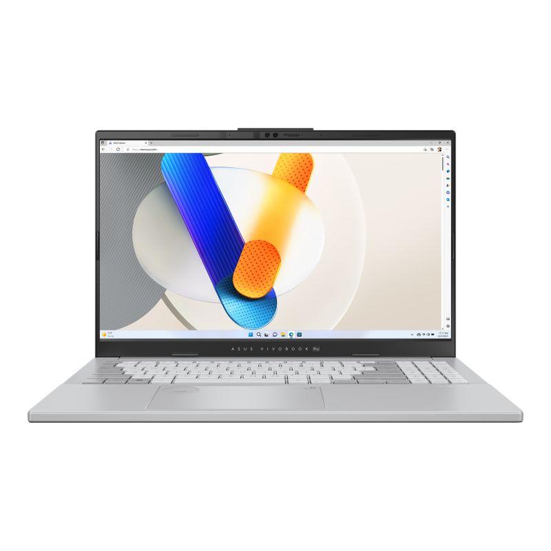 ASUS VivoBook Pro 15 N6506M Игровой ноутбук 15.6", Intel Core Ultra 9 185H, RAM 16 ГБ, SSD 1024 ГБ, NVIDIA GeForce RTX 4060 для ноутбуков (6 Гб), Windows Pro, (90NB12Y2-M00060), серебристый, Русская раскладка