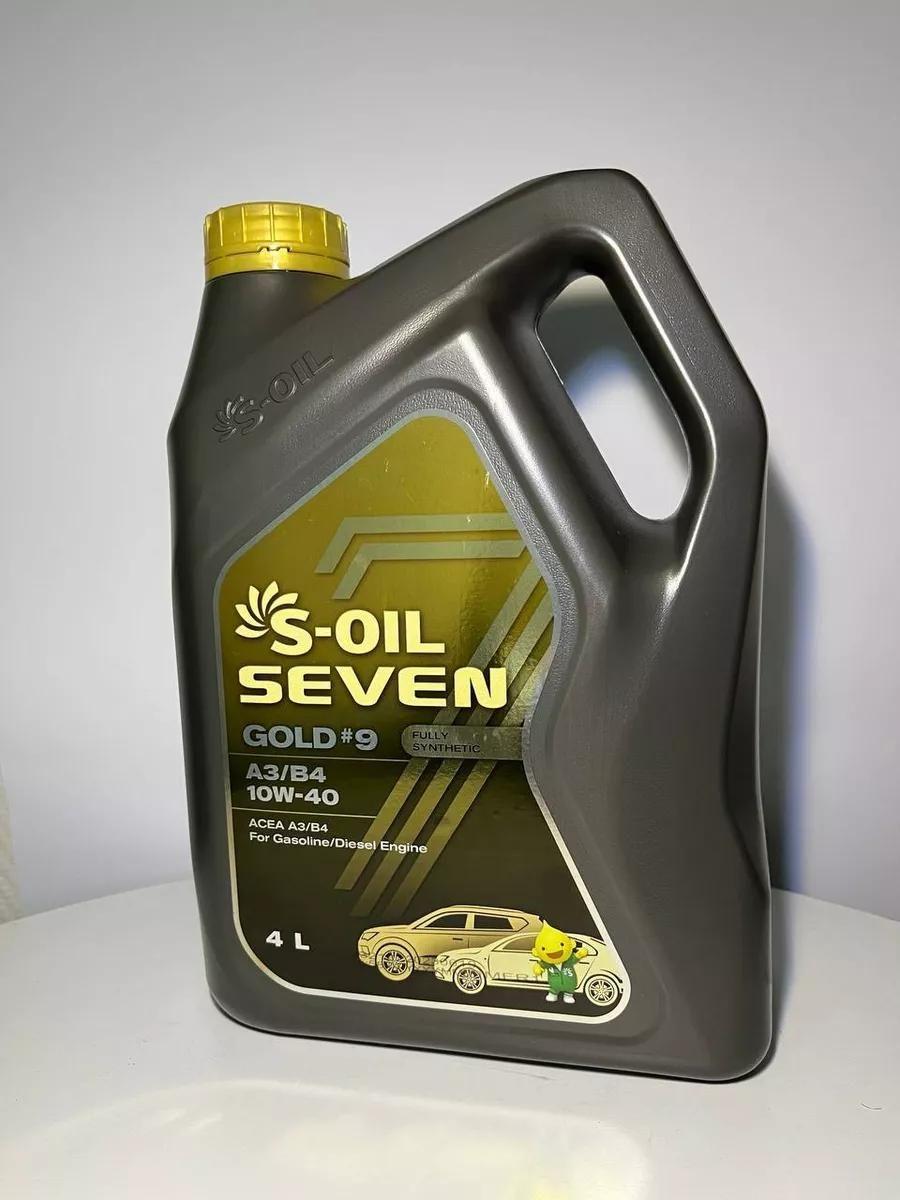 S-OIL SEVEN 10W-40 Масло моторное, Синтетическое, 4 л