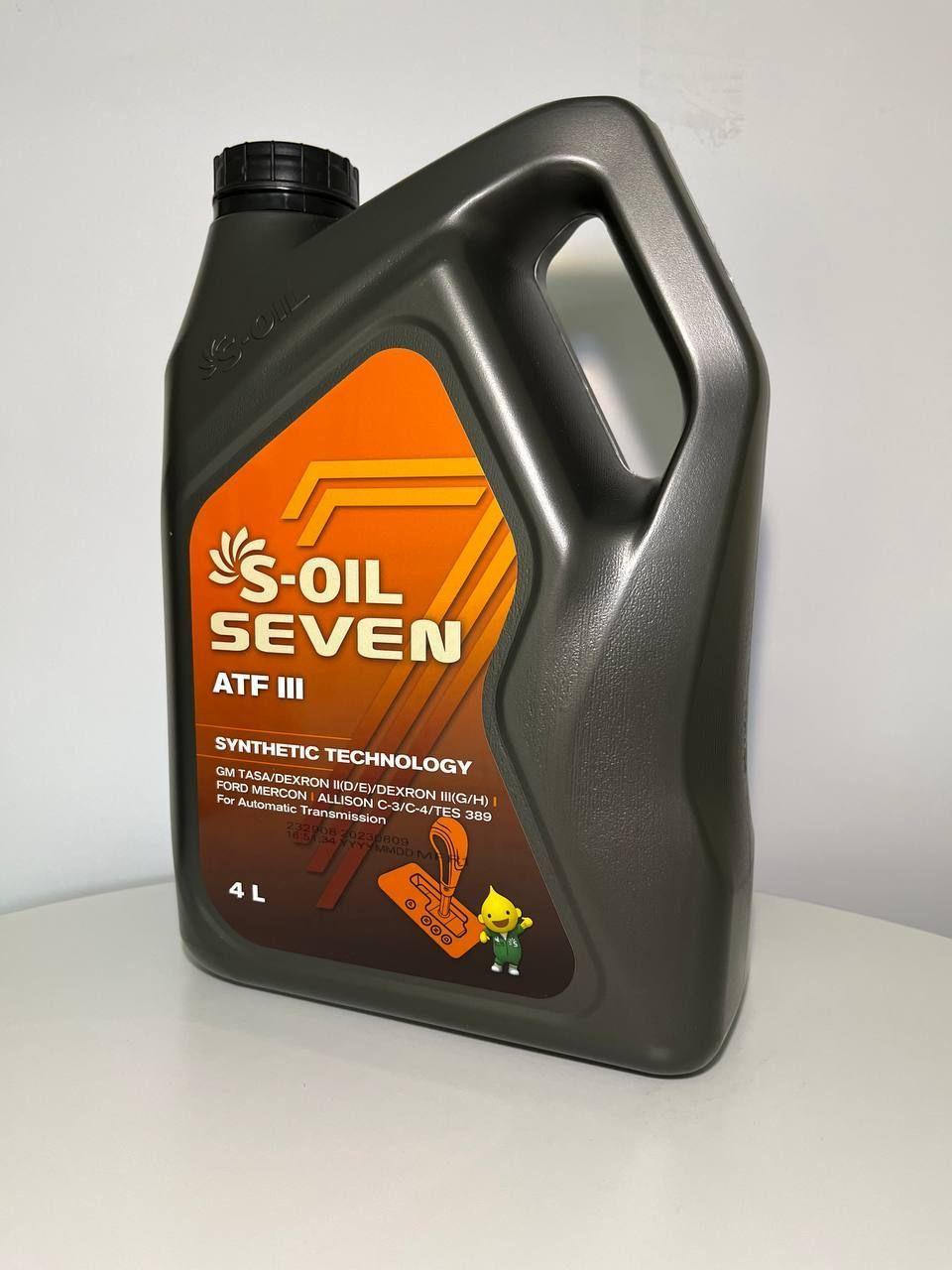 S-OIL SEVEN Масло трансмиссионное, 4 л, 1 шт.