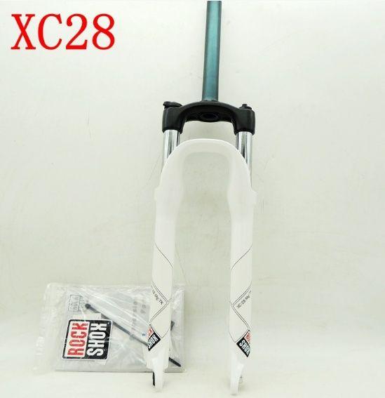 Вилка велосипедная 26" Rock Shox XC28 Mg TK (масляная), 1 1/8", 100мм, шток 210 мм