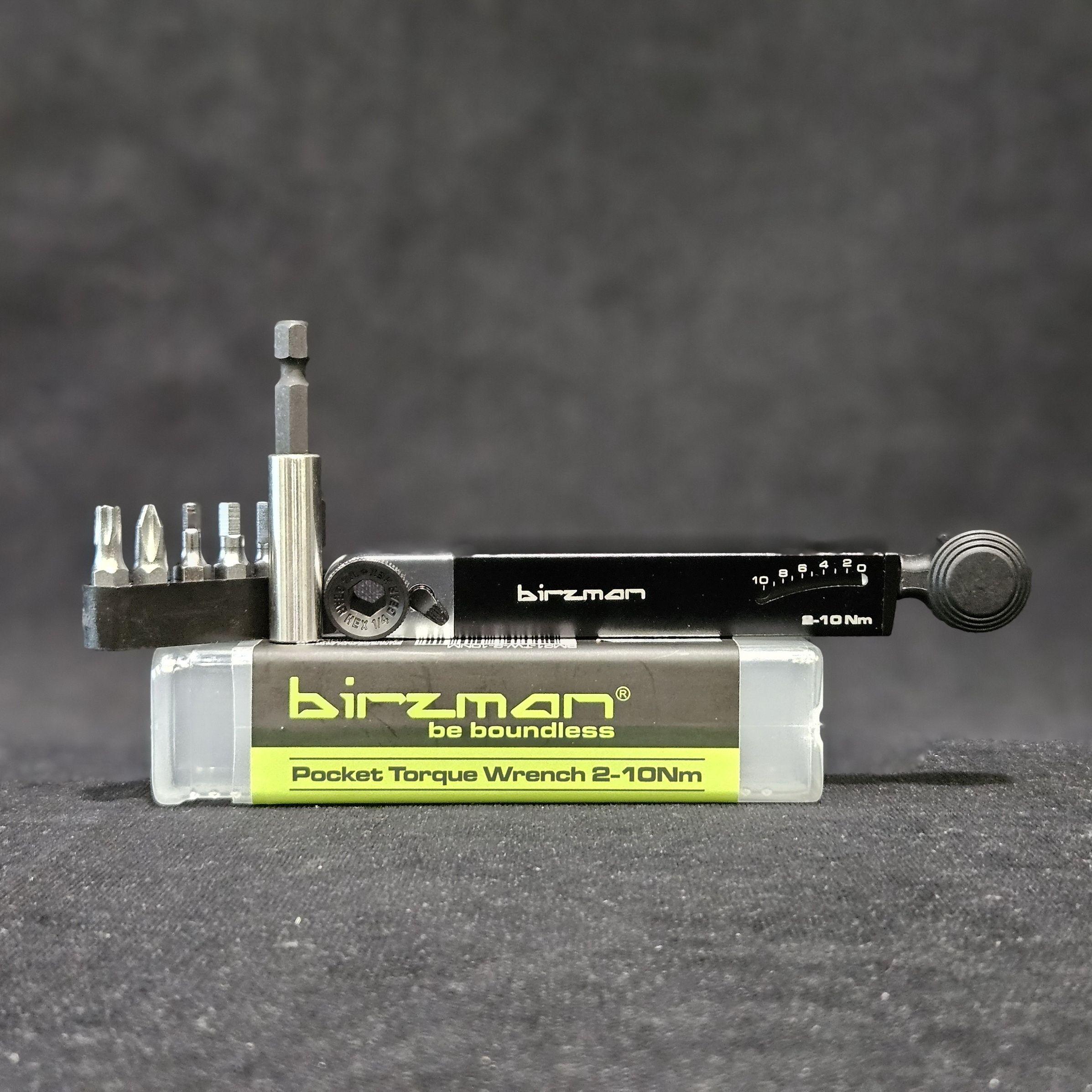 Birzman | Ключ динамометрический Birzman Pocket Torque Wrench, момент затяжки 2-10 Nm, набор бит в комплекте