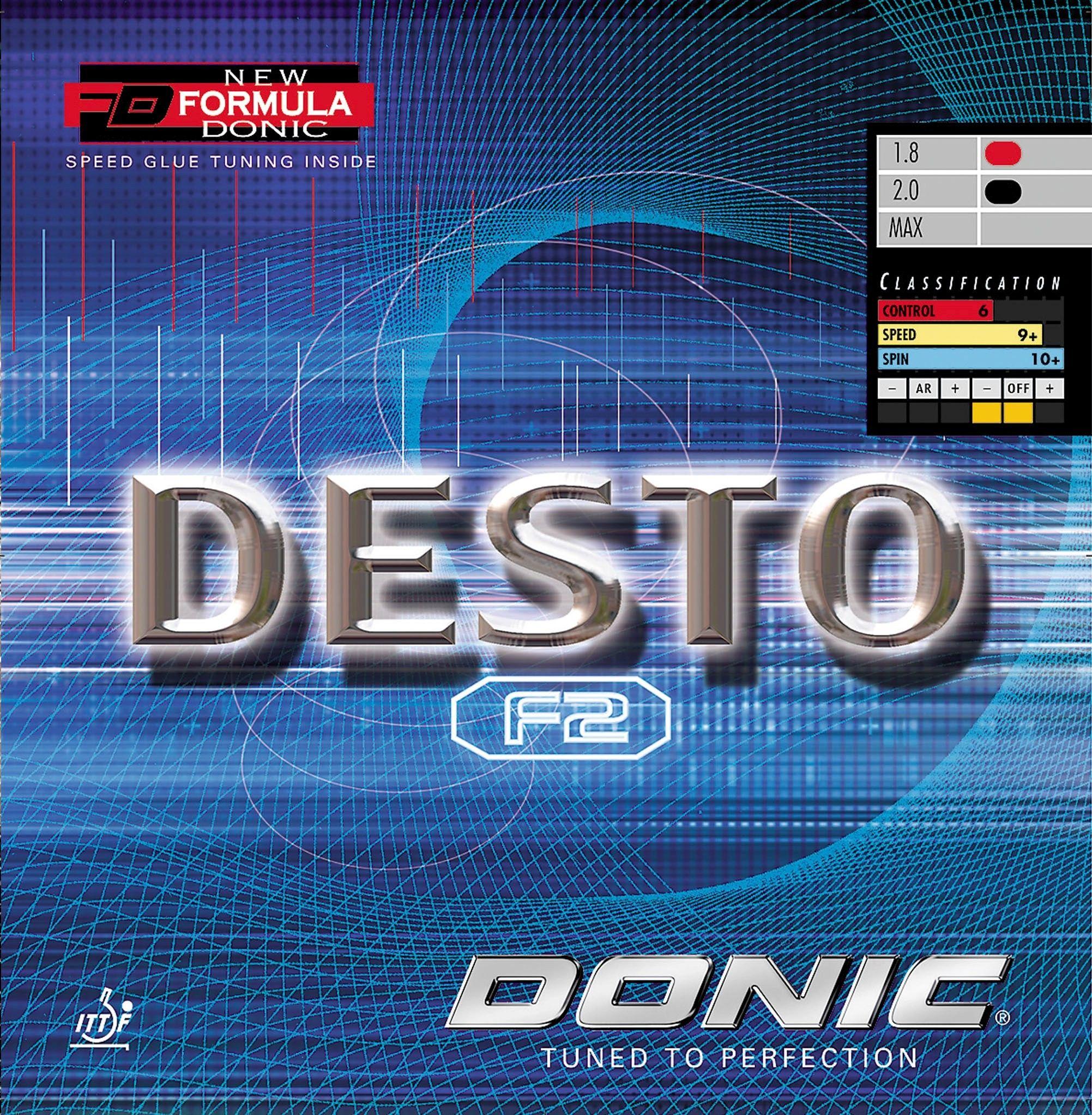 Накладка для ракетки Donic Desto F2 2.0 black