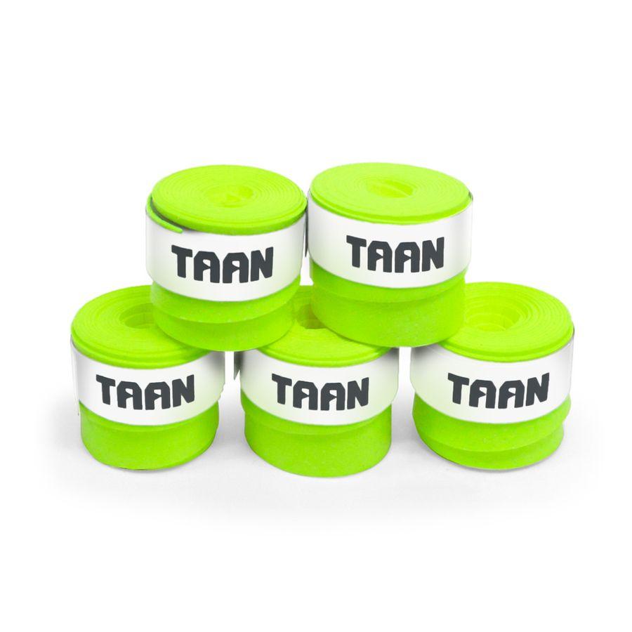 Намотка, обмотка для ракеток Taan TW-750 Neon yellow, набор 5 шт.