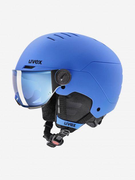 Шлем детский Uvex Rocket Visor 51-55 синий матовый