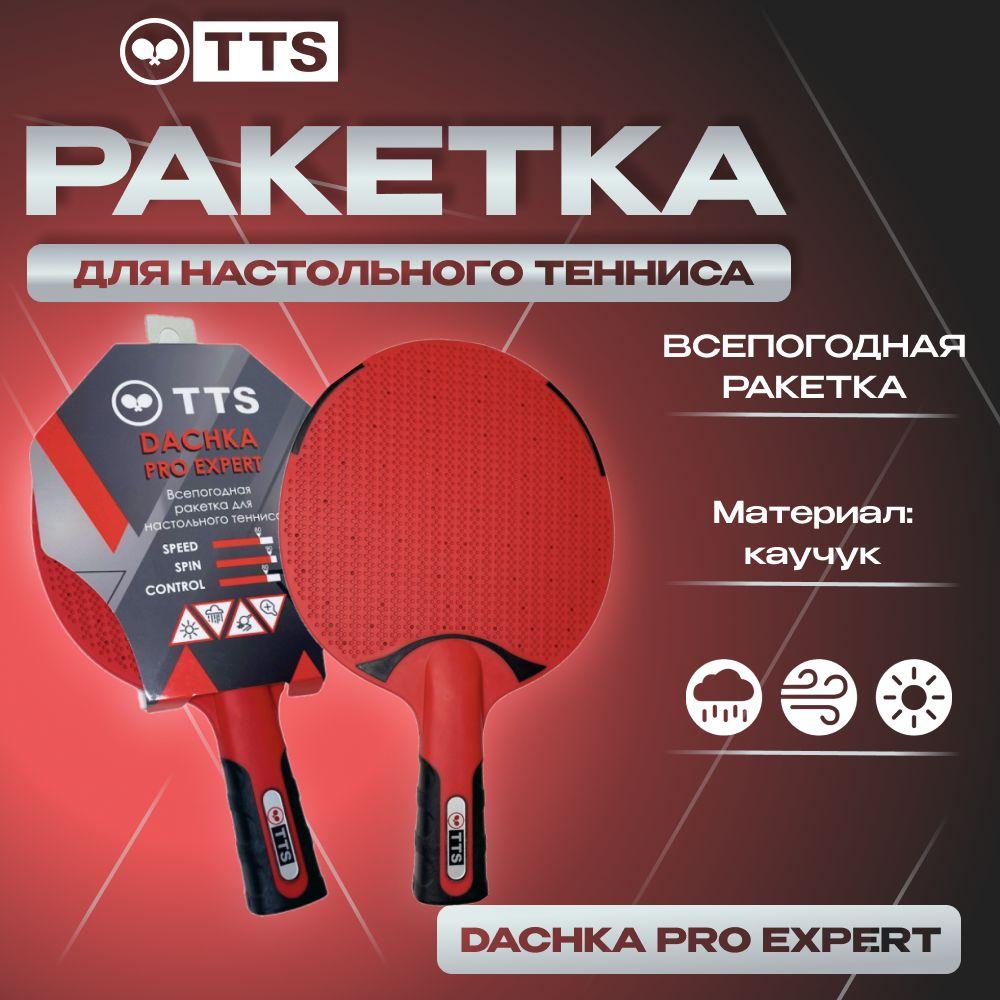 Ракетка для настольного тенниса всепогодная TTS DACHKA PRO EXPERT FL