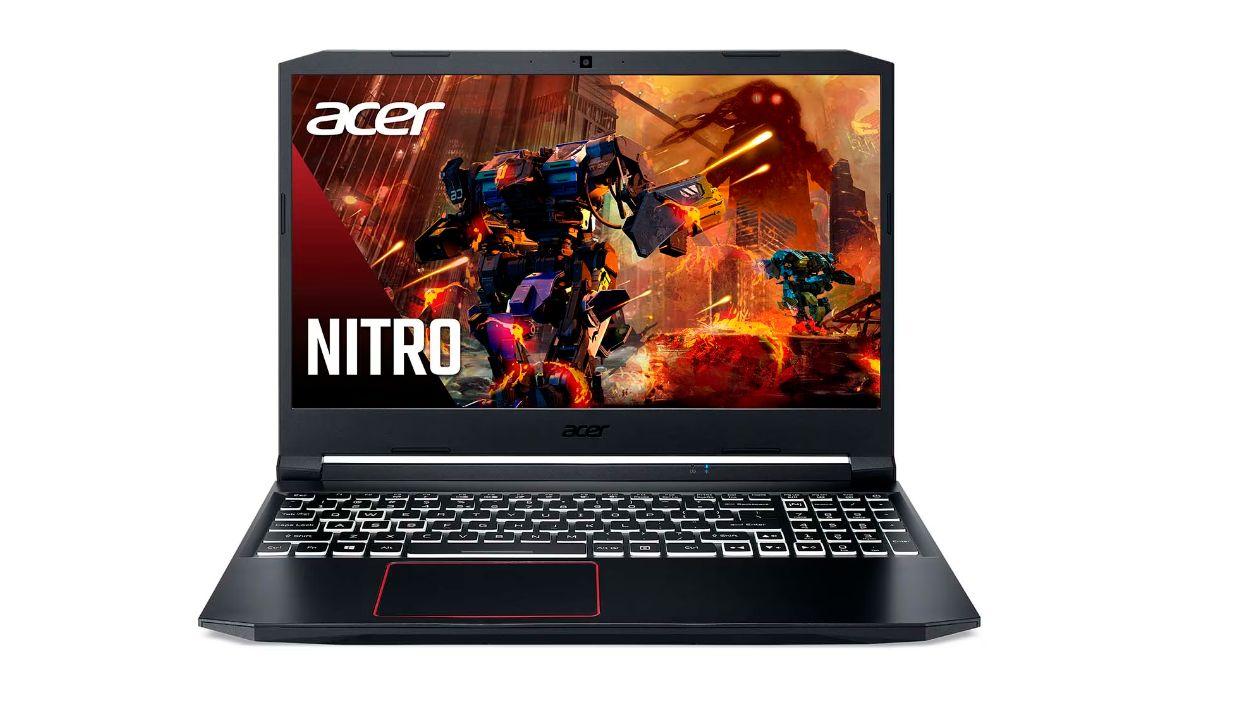 Acer Acer Nitro 5 AN515-55 I51650 Игровой ноутбук 15.6", Intel Core i5-10300H, RAM 16 ГБ, SSD, NVIDIA GeForce GTX 1650 (4 Гб), Windows Home, черный, Русская раскладка