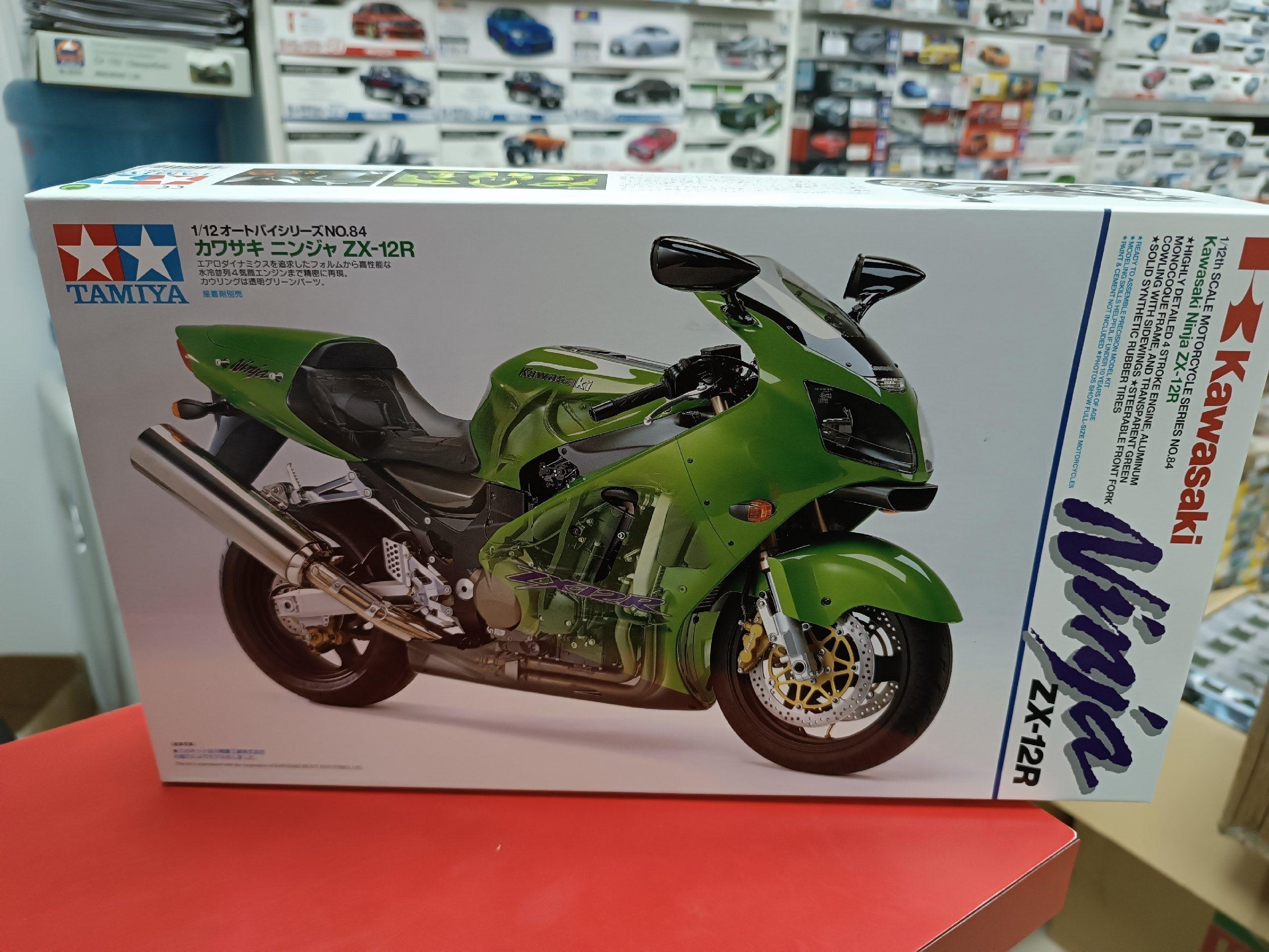 14084 Kawasaki Ninja ZX-12R Tamiya 1:12 Сборная модель