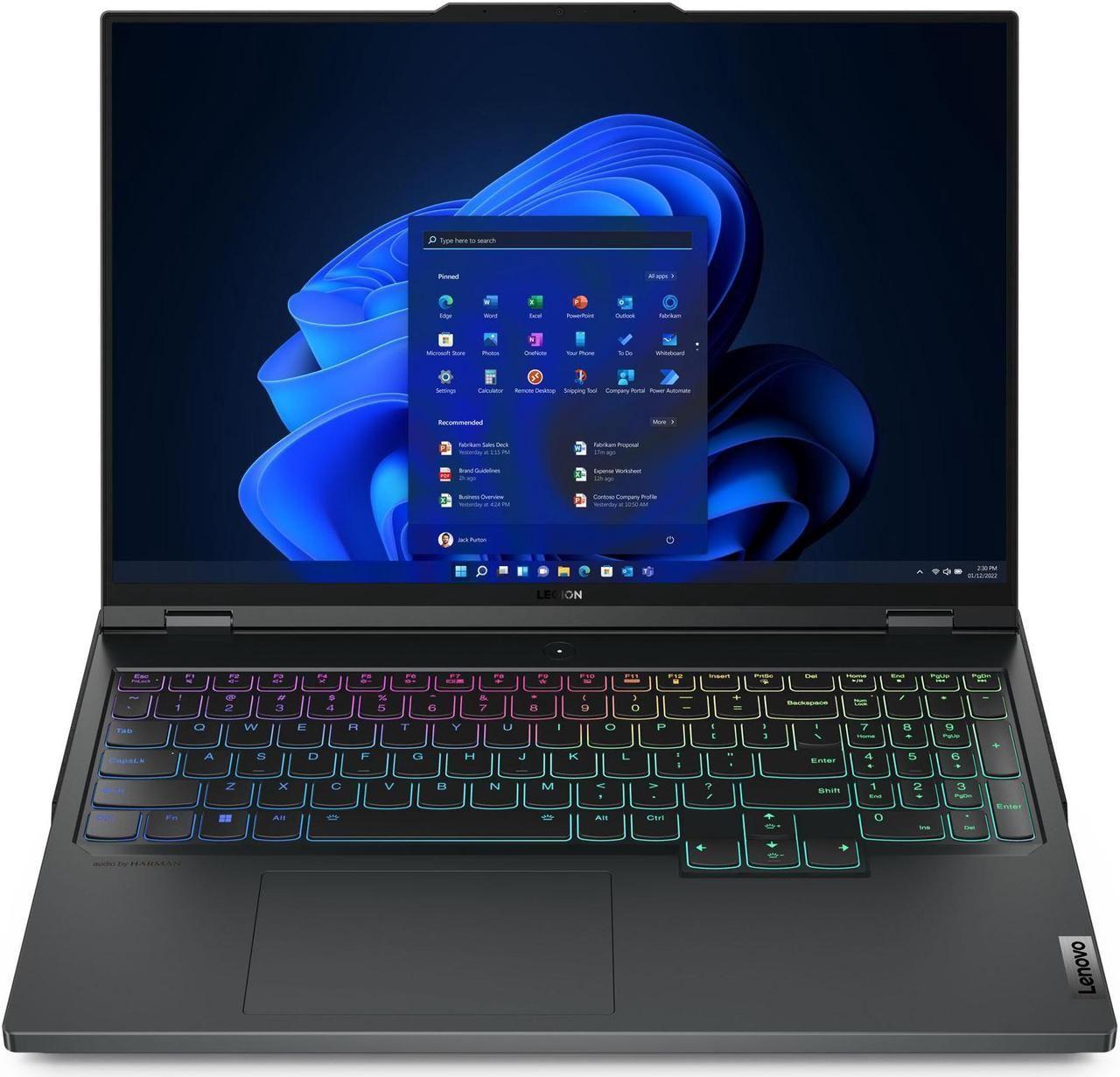 Lenovo Legion 7 Pro Gen 8 Игровой ноутбук 16", AMD Ryzen 9 7945HX, RAM 32 ГБ, SSD 2048 ГБ, NVIDIA GeForce RTX 4080 (12 Гб), Windows Home, (82WS003JUS), черный матовый, Русская раскладка