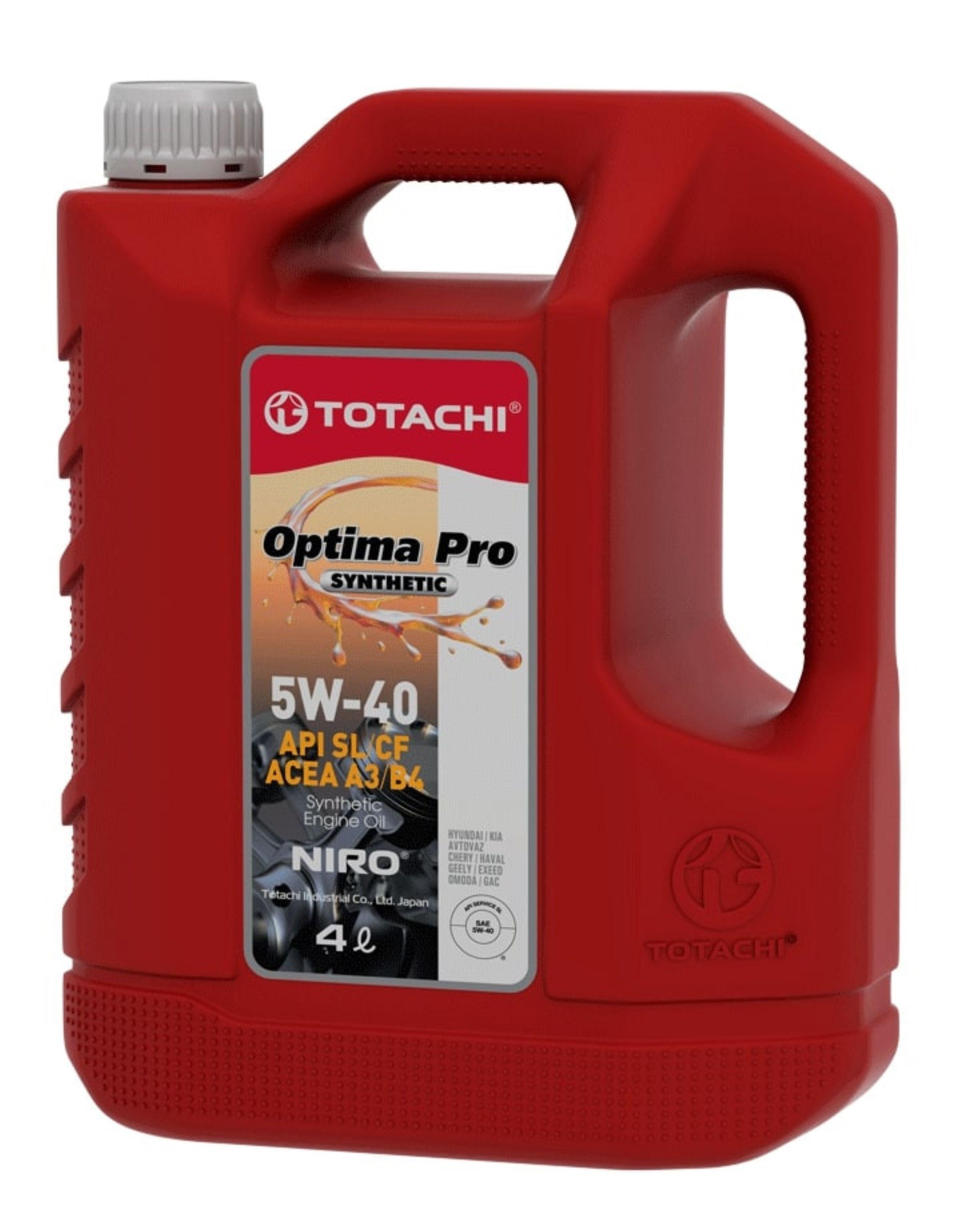 TOTACHI niro optima pro synthetic  5W-40 Масло моторное, Синтетическое, 4 л