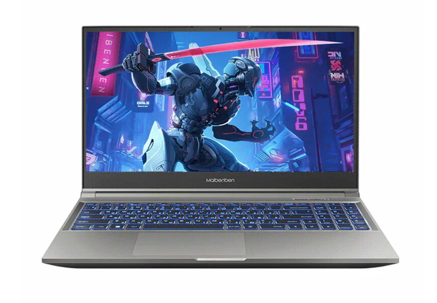 MAIBENBEN X565 Игровой ноутбук 15.6", AMD Ryzen 5 6600U, RAM 8 ГБ, SSD 512 ГБ, NVIDIA GeForce RTX 3050 для ноутбуков (4 Гб), Linux, серый