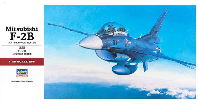 Hasegawa | Hasegawa Mitsubishi F-2B "J.A.S.D.F.", 1/48, Сборная модель, PT27