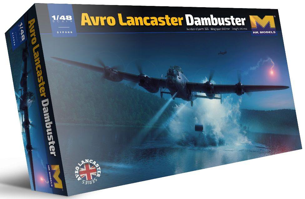 Сборная модель самолета Avro Lancaste Dambuster 01F006, масштаб 1/48