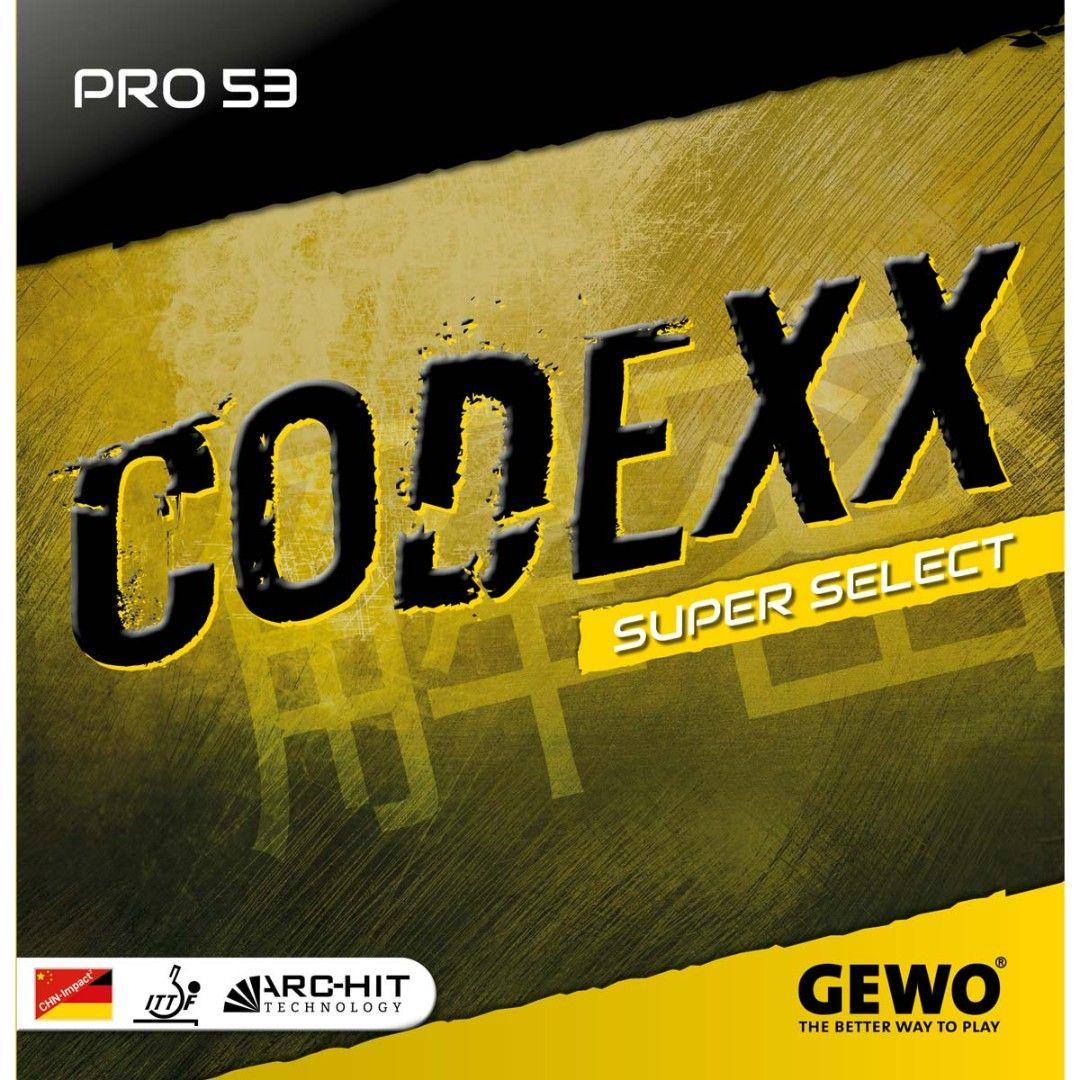 Накладка GEWO Codexx Pro 53 Super Select Красный 2.0