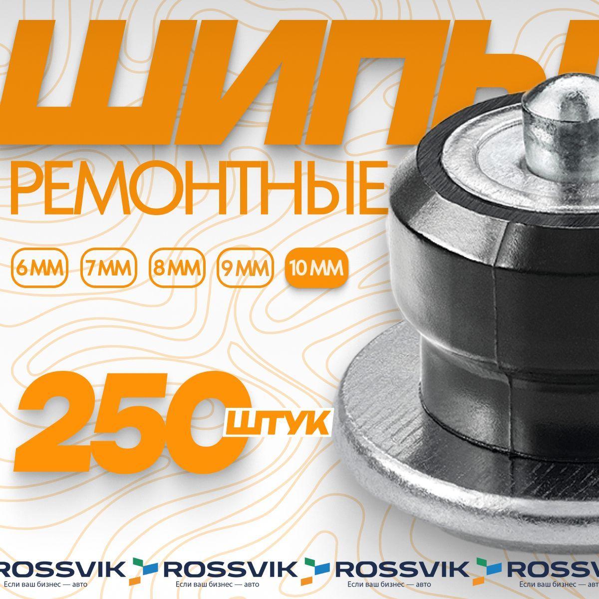 Шипы ремонтные ROSSVIK 10мм 250шт