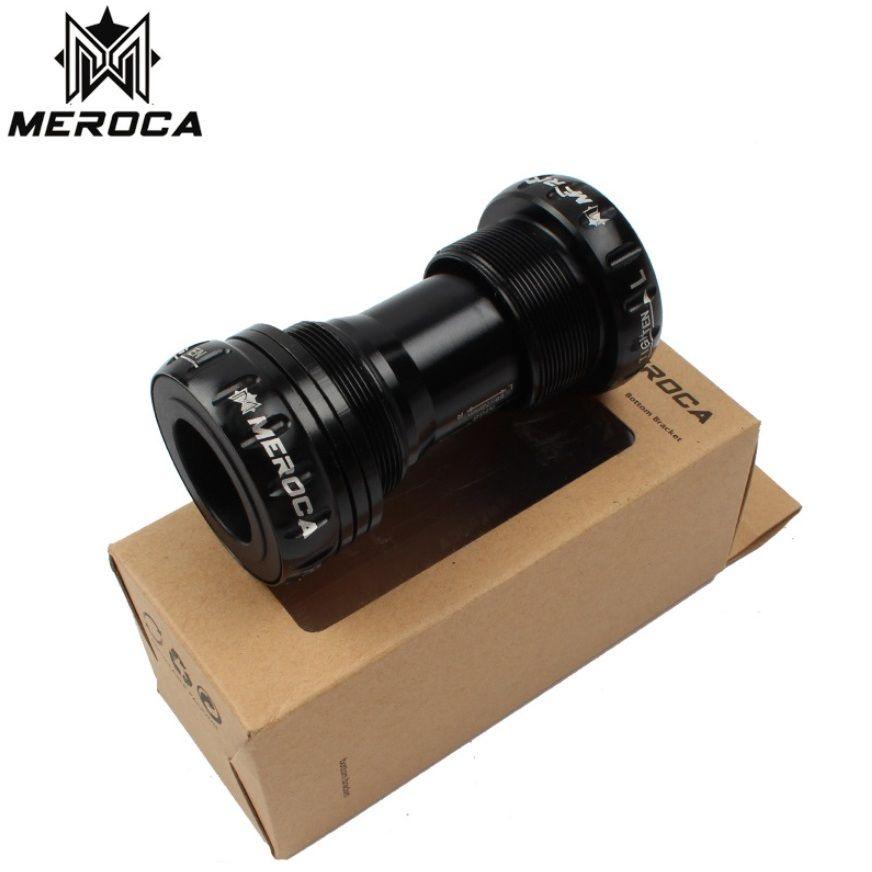 Каретка hollowtech 2 MEROCA M68 Черная