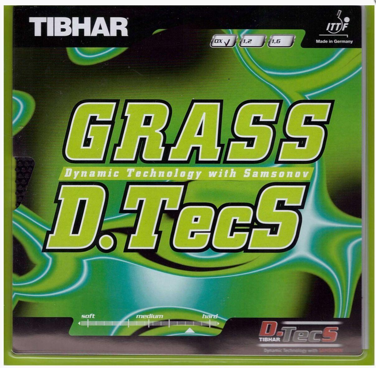 Tibhar Grass D. TecS, OX, Красный. Накладка для ракетки.