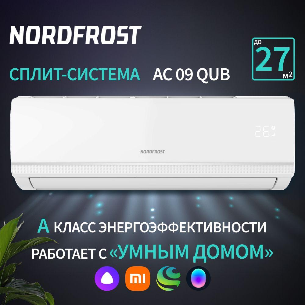 Сплит-система NORDFROST AC 09 QUB, хладагент R32, белый