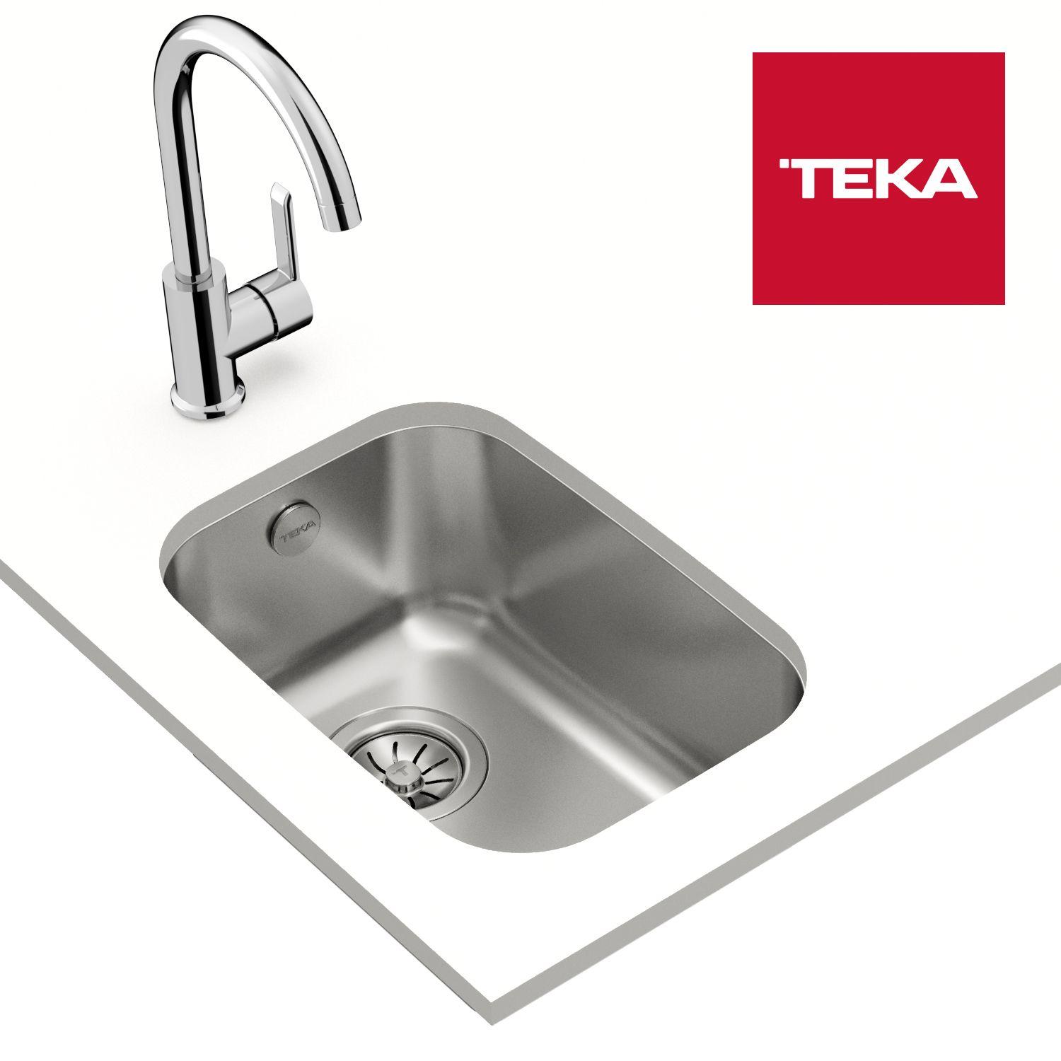 Teka | Мойка из нержавеющей стали BE 28.40 POLISHED 115010011 с 1-ой чашей / Подстольный монтаж /Врезной монтаж