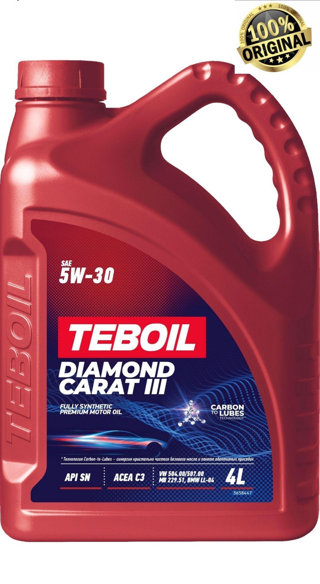 TEBOIL 5W-30 Масло моторное, Синтетическое, 4 л