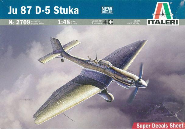 2709 Italeri Самолёт Ju-87 D-5 Stuka Масштаб 1/48