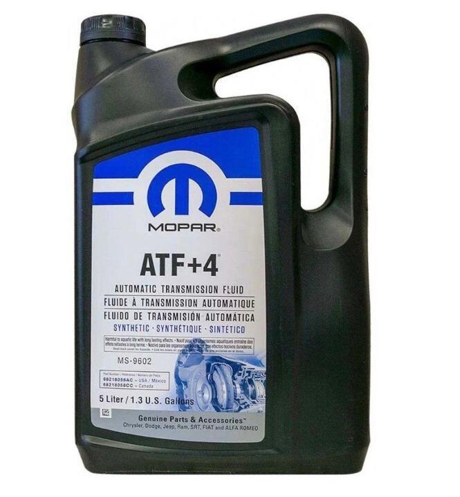 Трансмиссионное масло Mopar ATF+4 для АКПП (5 л)