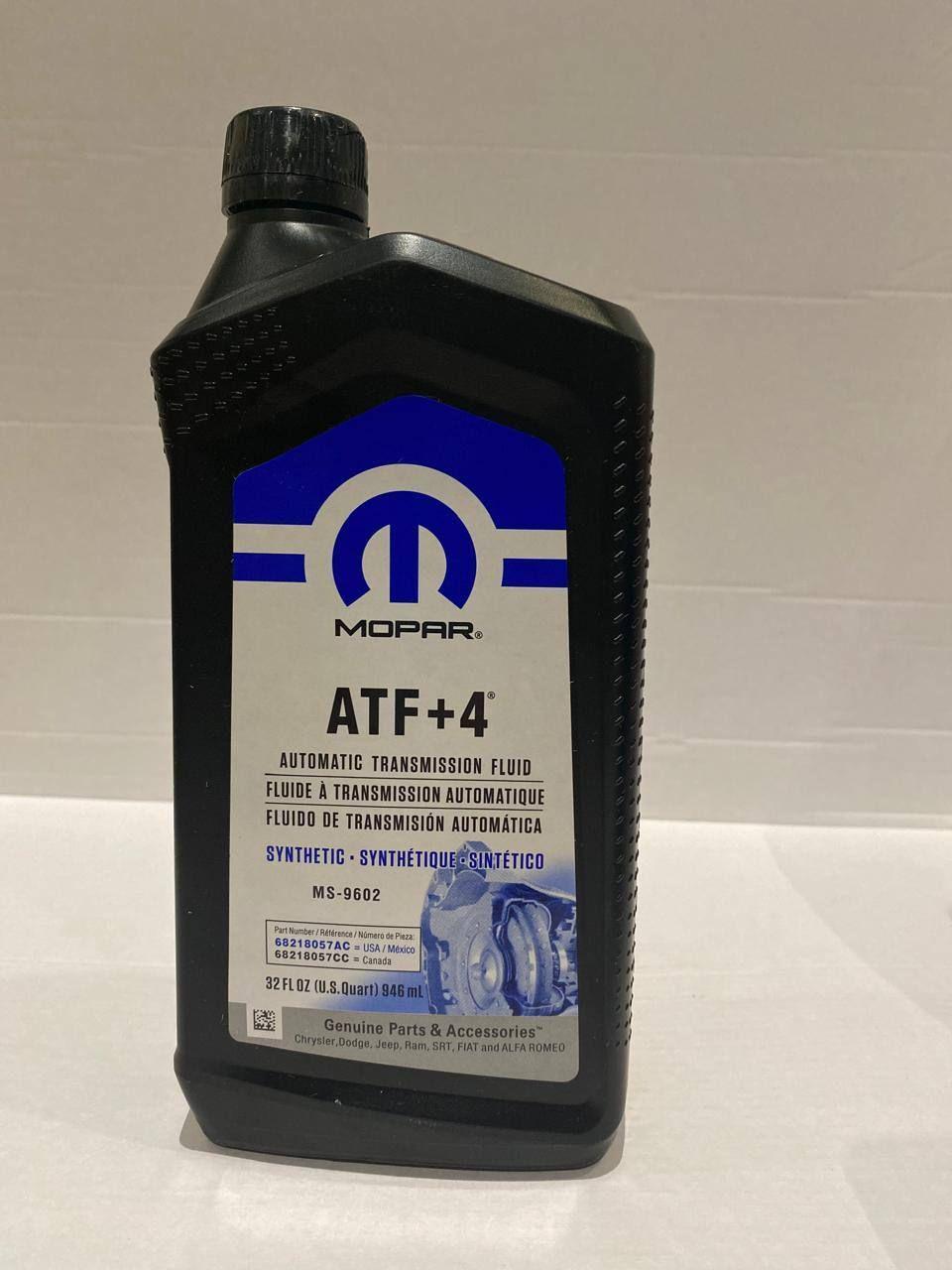 Масло трансмиссионное MOPAR ATF +4 1л MS-9602