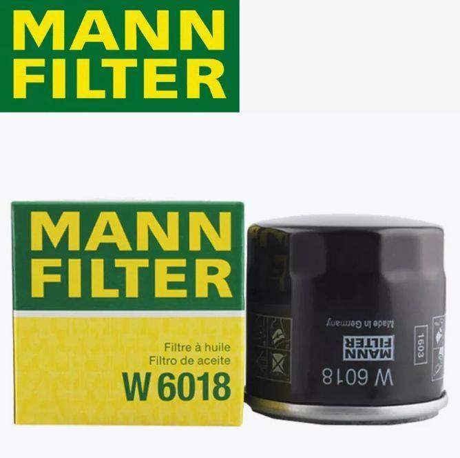 Фильтр масляный MANN-FILTER W 6018 (W6018) Mazda CX-5, CX-7, 2 (DL), 3 (BM), 6 (GJ) - all 2,0-2,5 SkyActiv-G, 1 шт.