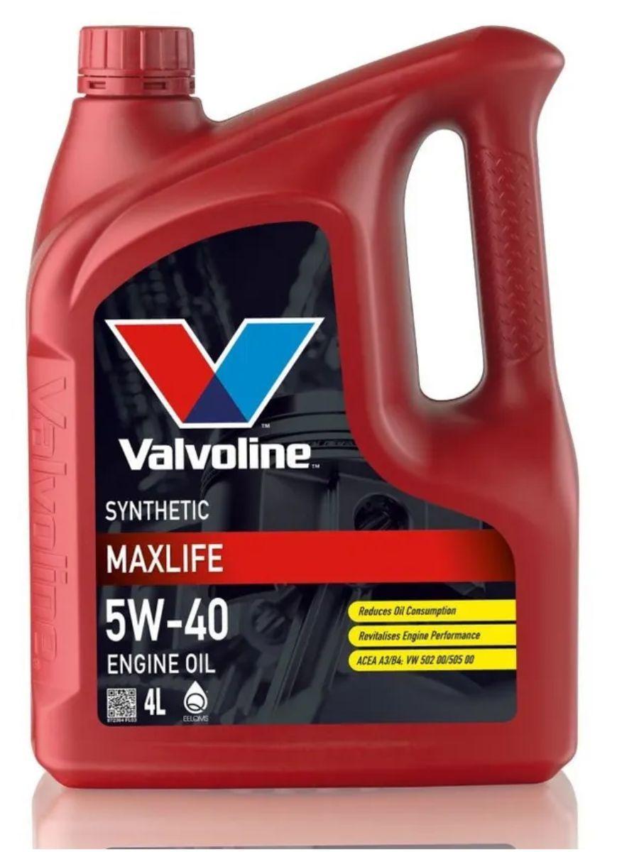 Valvoline Max Life 5W-40 Масло моторное, Синтетическое, 4 л