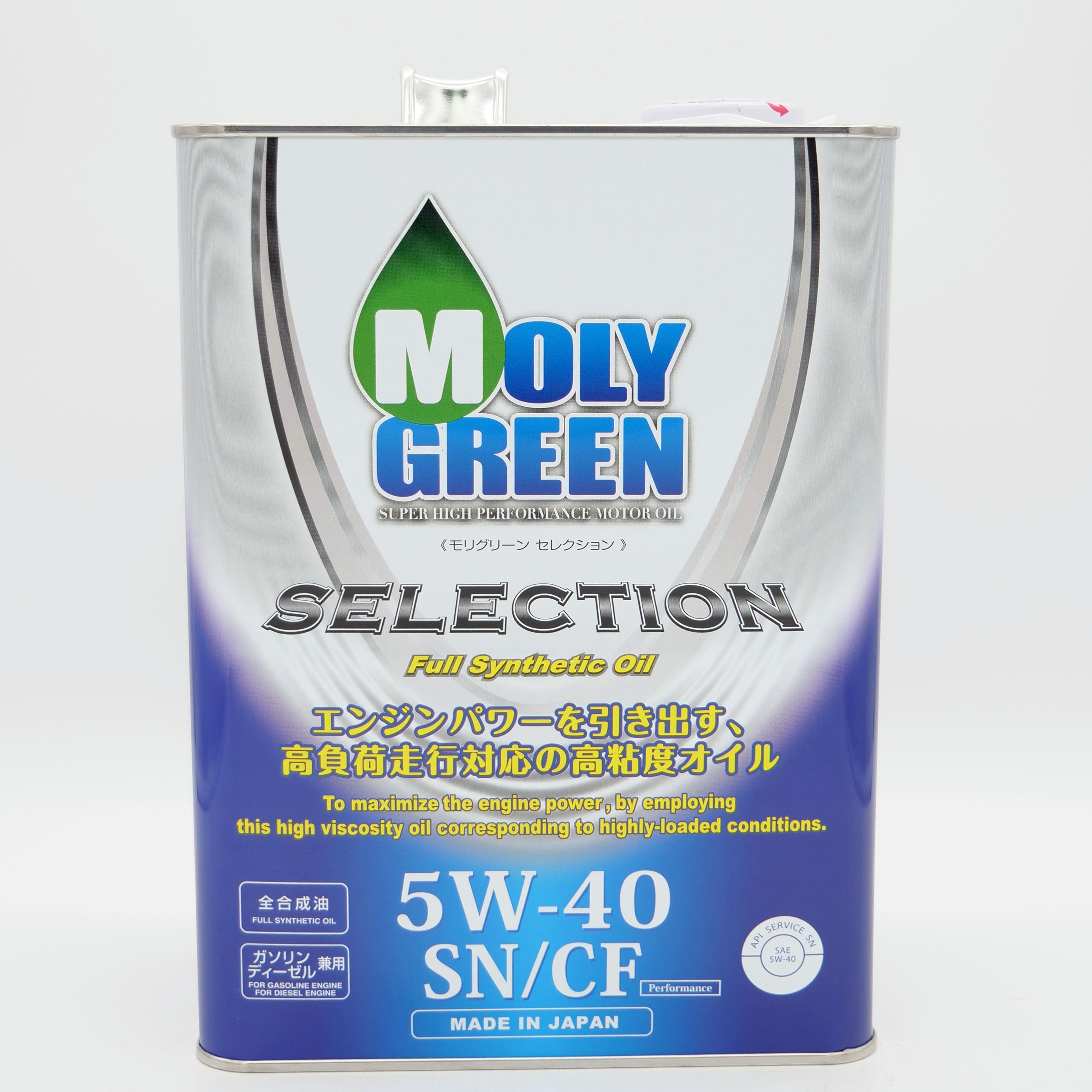 MOLYGREEN 5W-40 Масло моторное, Синтетическое, 4 л